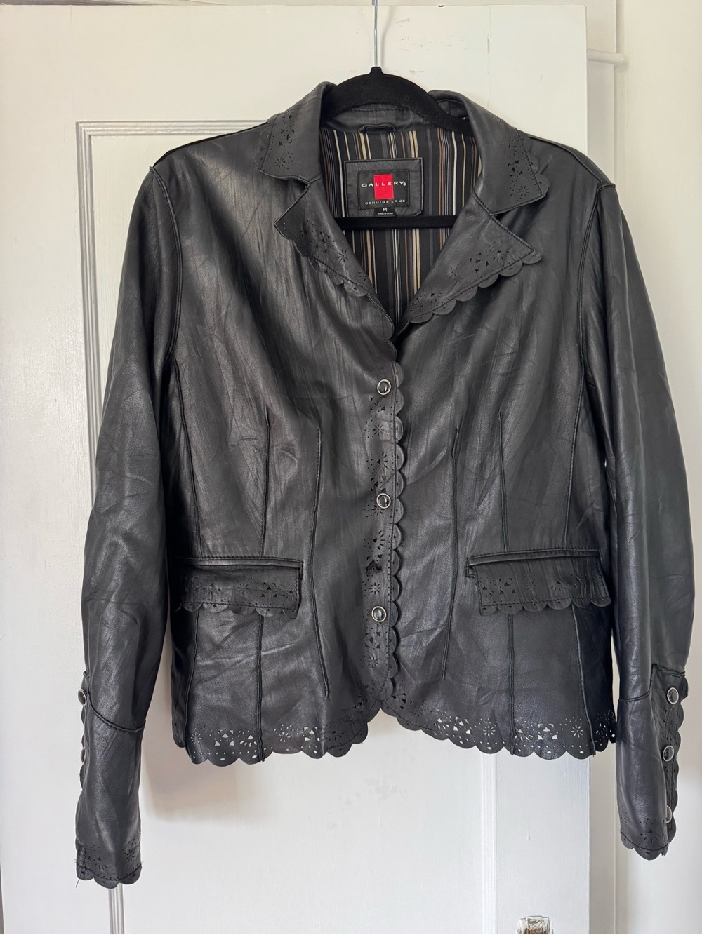 Gallery Vintage Lamb Leather Spring Jacket